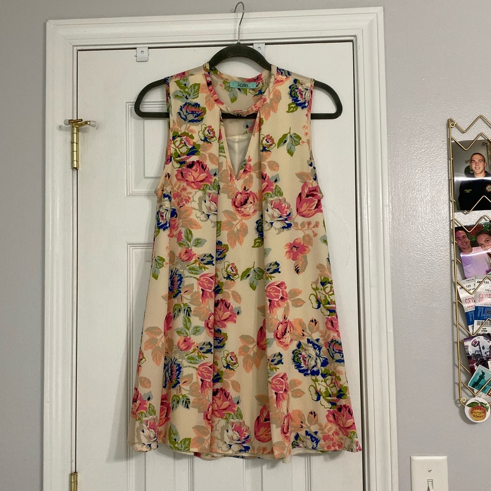 floral print boutique dress